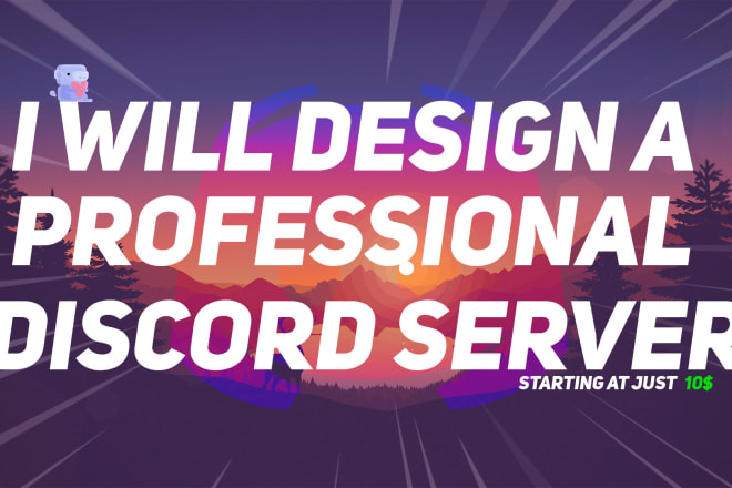 I will design your discord server