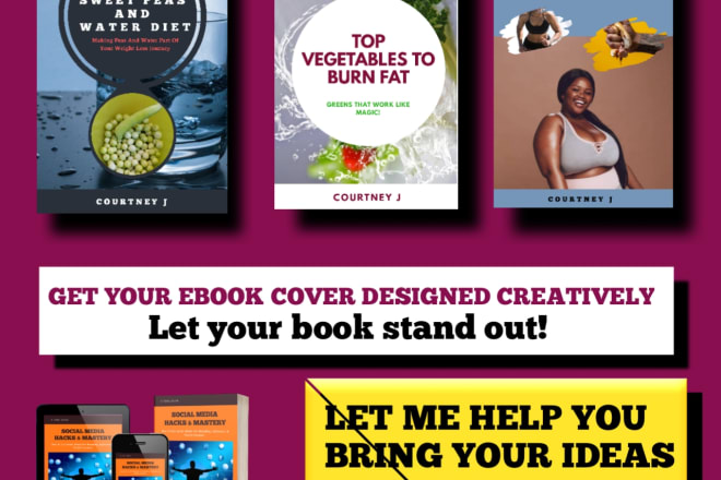 I will design your ebook cover creatively