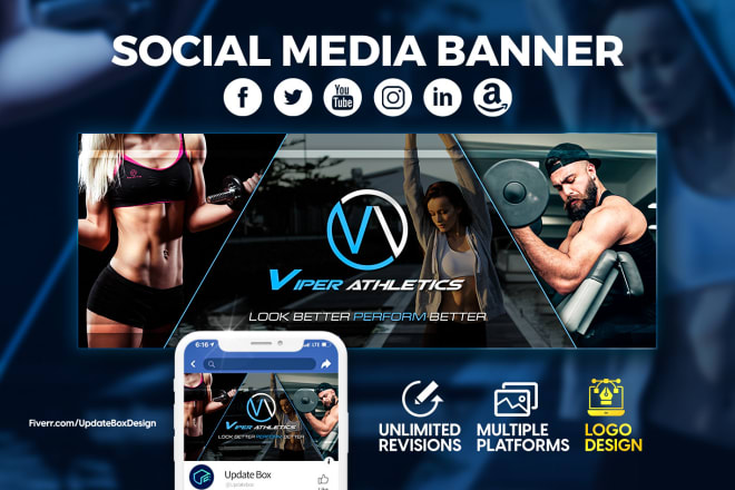 I will design your facebook cover or social media banner