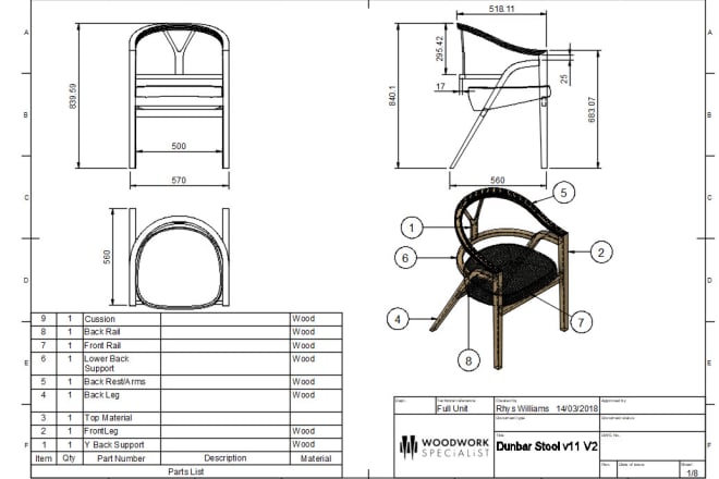 I will design your product or item in cad