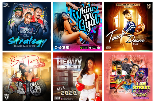 I will design your single cover, mixtape or album cover