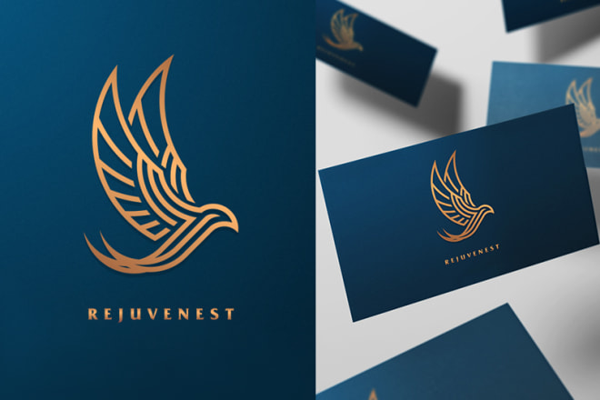 I will design your unique logo with brand guidelines