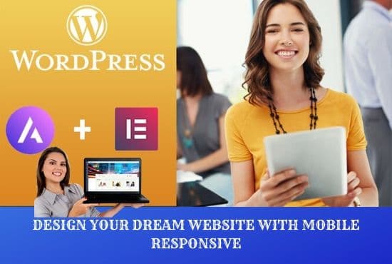 I will design your wordpress website using elementor pro page builder