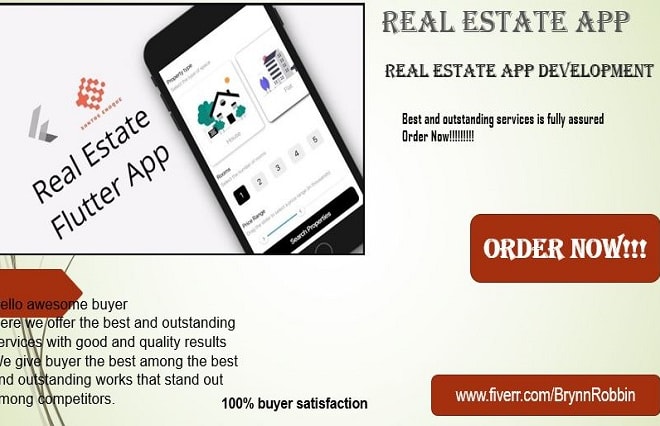 I will develop a unique and outstanding quality real estate app for you