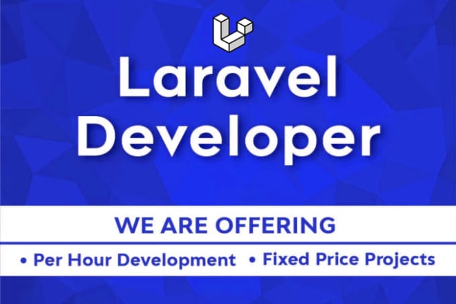 I will develop website using PHP,laravel