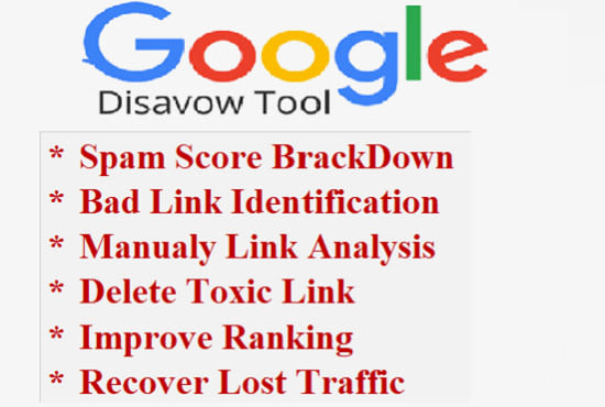 I will disavow delete toxic domain backlink, reduce spam score recover google penalty