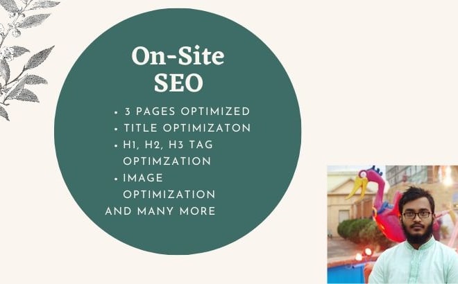 I will do 3 onsite SEO that will rank higher and drive more traffic