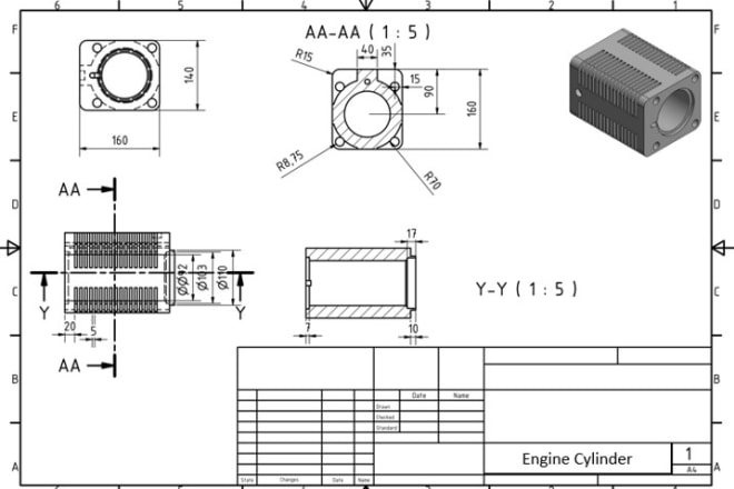 I will do 3d mechanical drawing, modeling, rendering on autocad