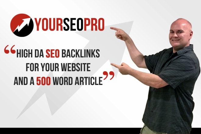 I will do 50 manual high da google SEO backlinks and 500 word article
