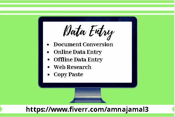 I will do any typing work or data entry jobs as fastest virtual assistant