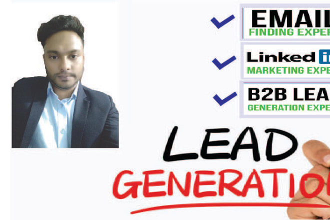 I will do b2b lead generation,web scraping data entry,targated contact email