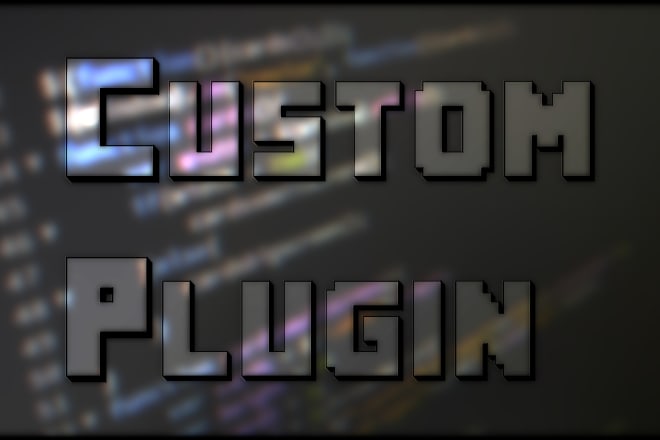 I will do custom minecraft plugin development for you