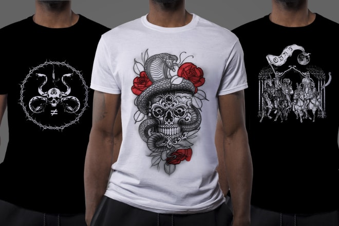 I will do customised t shirt designs