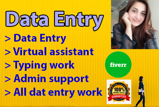 I will do data collection entry, excel work, real estate va, internet research