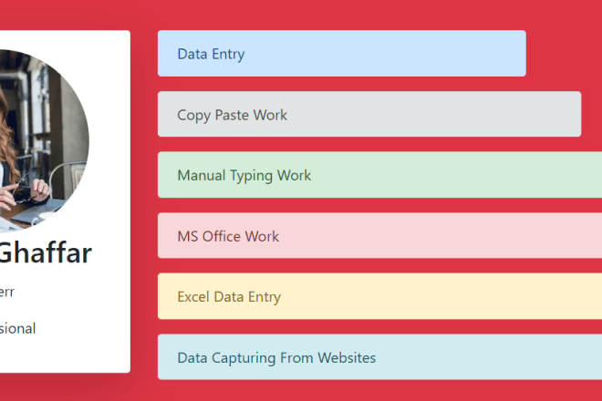 I will do data entry, typing work,powerpoint presentation