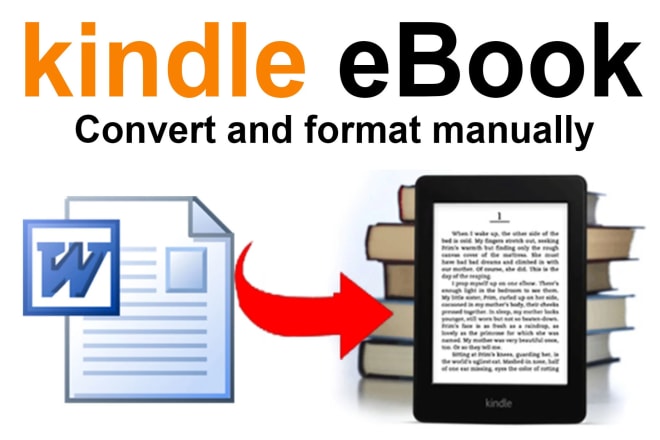 I will do ebook conversion from word PDF to kindle and epub formats