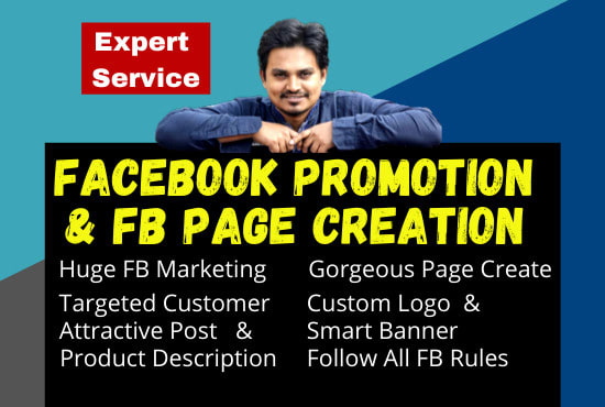 I will do facebook promotion and fb page creation