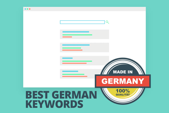 I will do german profi keyword research for german websites, shops