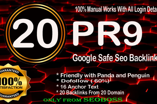 I will do high da 20 powerful permanent backlinks from big brand