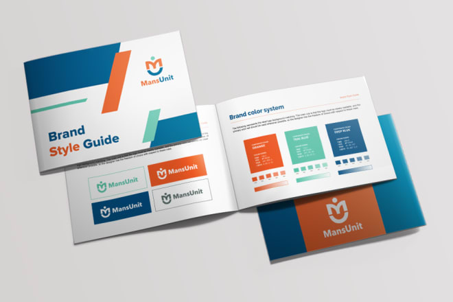 I will do logo, brand guide, brand style guides, brand guidelines, brand book, manual