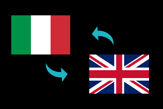 I will do manual translation from english to italian and italian to english