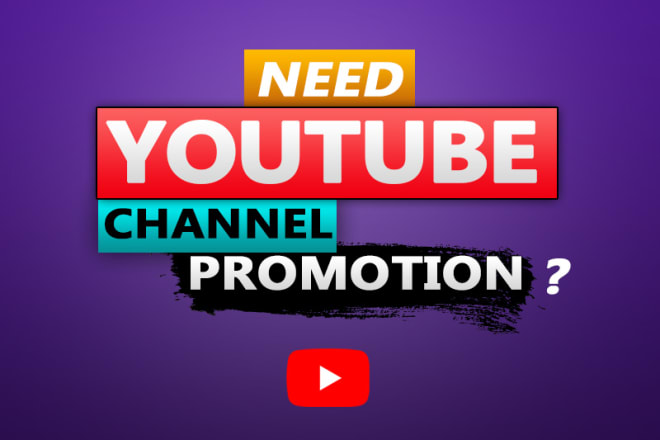 I will do organic youtube channel promotion