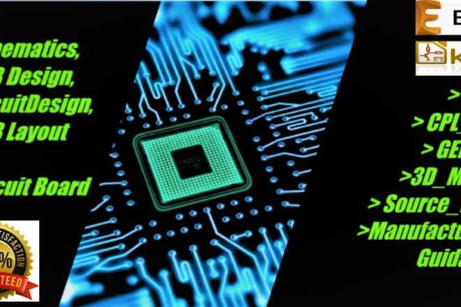 I will do pcb layout, pcb circuit and pcb designing for you