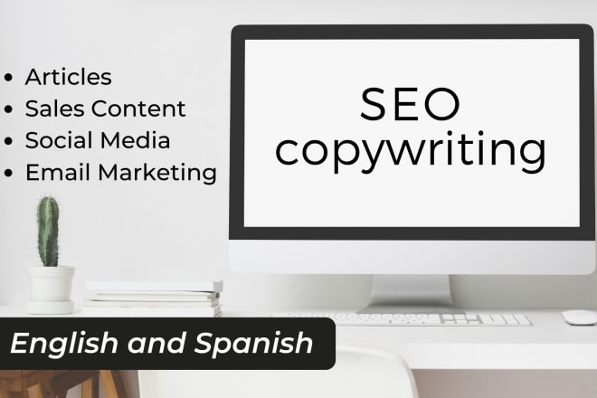 I will do persuasive SEO copywriting