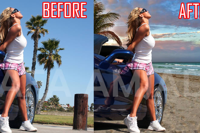 I will do photoshop editing remove background face swap retouching resizing in 12 hours