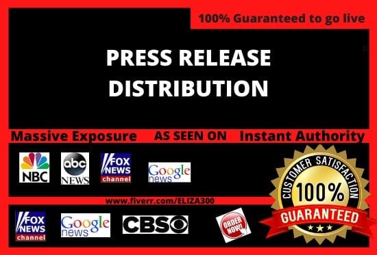 I will do press release distribution