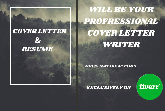 I will do professional cover letter for you