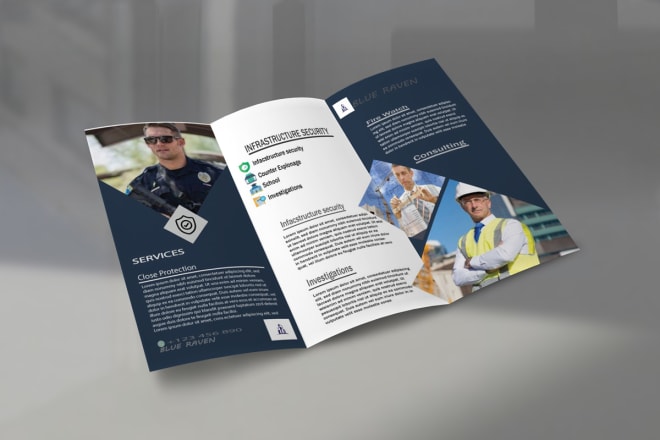 I will do unique flyer design, tri fold flyer, leaflet, lea, feather flag,