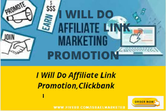 I will do USA clickbank affiliate link promotion to million audience