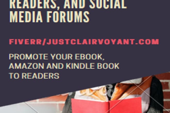 I will do viral promotion for ebook,kindle book and amazon book