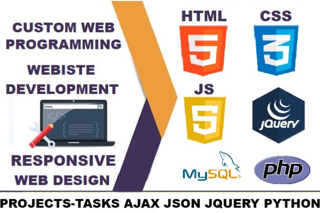 I will do web programming with javascript,php, mysql, jquery,html