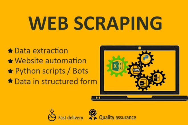 I will do web scraping, data extraction and data mining
