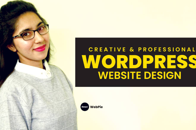 I will do wordpress website design