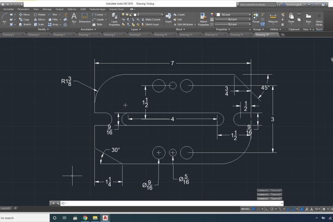 I will draw autocad 2d mechanical product drawing