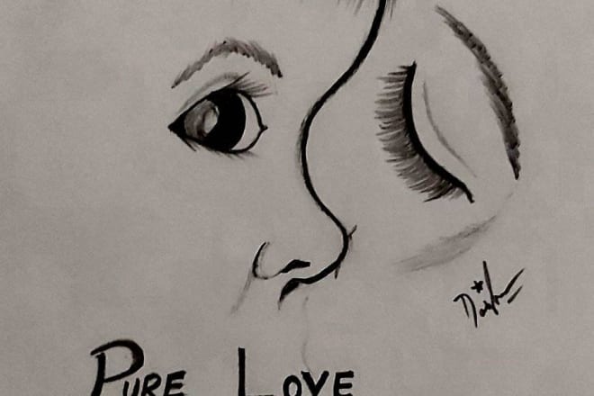 I will draw custom tattoo design or pencil sketch in 24h