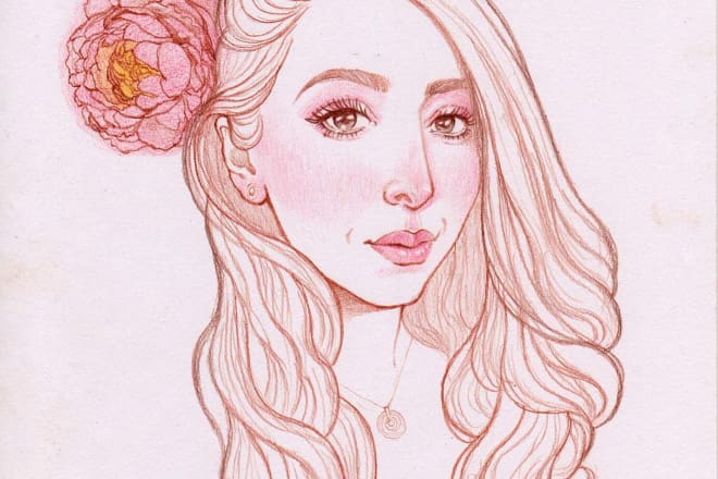 I will draw or paint your portrait in a artistic style