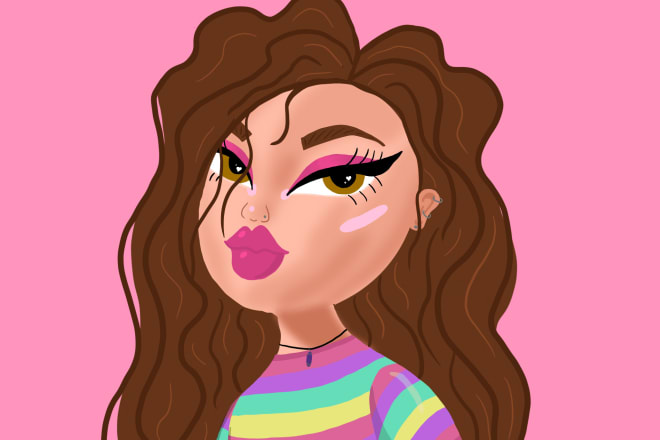 I will draw you as a bratz doll