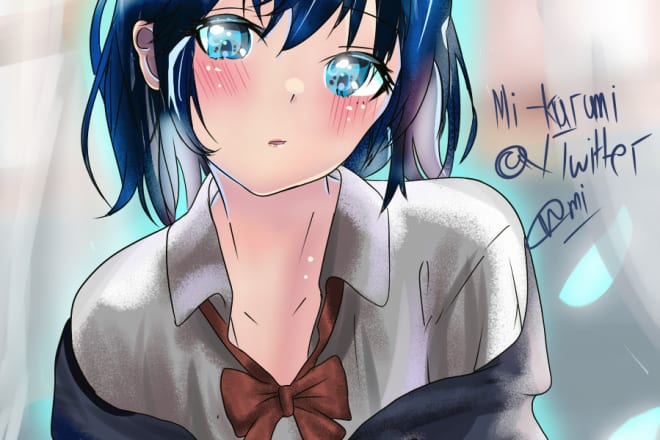 I will draw you detailed anime art for cheap price sfw