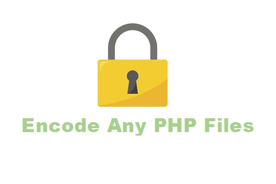 I will encode any PHP files
