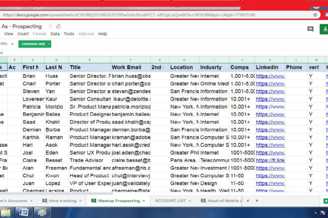 I will find valid email, contact from company, website, linked in etc