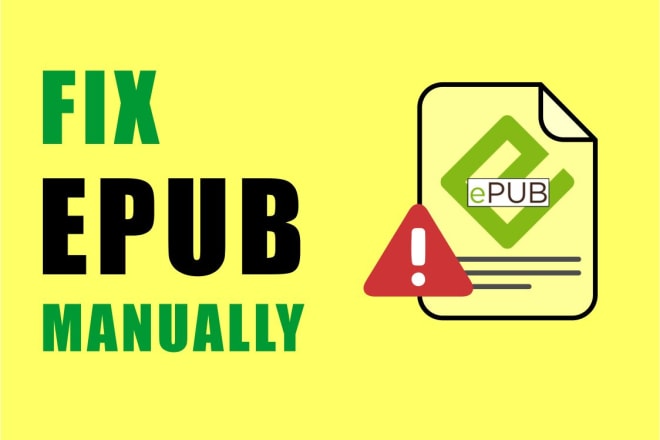 I will fix epub validation errors manually