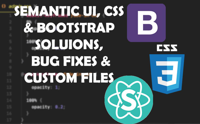 I will get you solutions for responsive css, bootstrap and semantic ui
