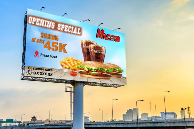 I will give the best design your billboard or web banner