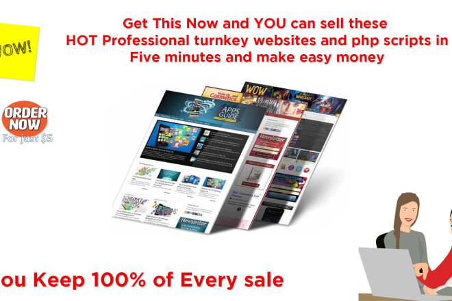 I will give you 3500 turnkey websites and PHP scripts to resell it