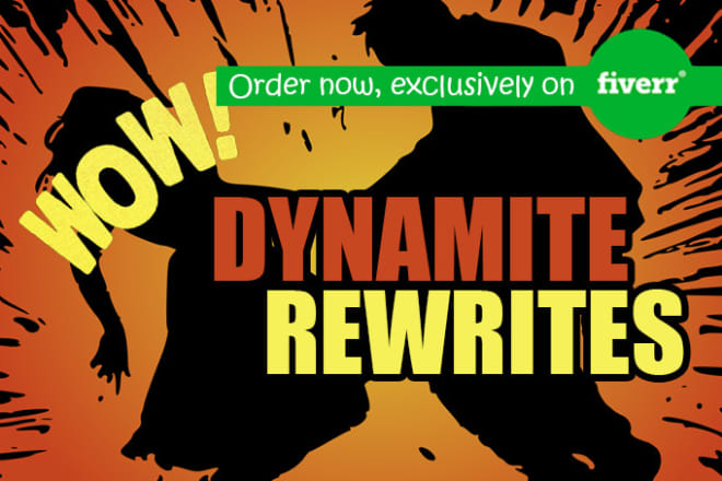 I will give you a rewrite that outclasses the original