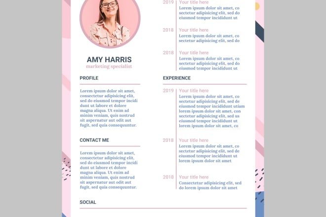I will give you a shine attractive design for your resume